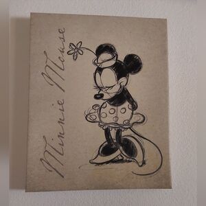🌺 Like New Disney Minnie Mouse Stretched Canvas Art Print